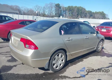 2007 Honda Civic Lx из США, поврежденный, VIN 1HGFA16517L132369